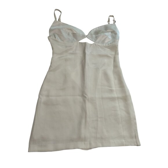 Artless Forever Silk Corset Dress in White - Picture 1 of 5